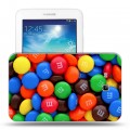 Дизайнерский силиконовый чехол для Samsung Galaxy Tab 3 Lite Креатив дизайн