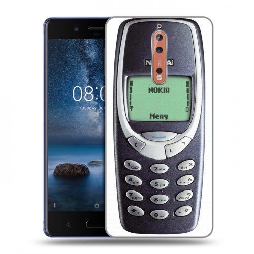 Дизайнерский пластиковый чехол для Nokia 8 Креатив дизайн