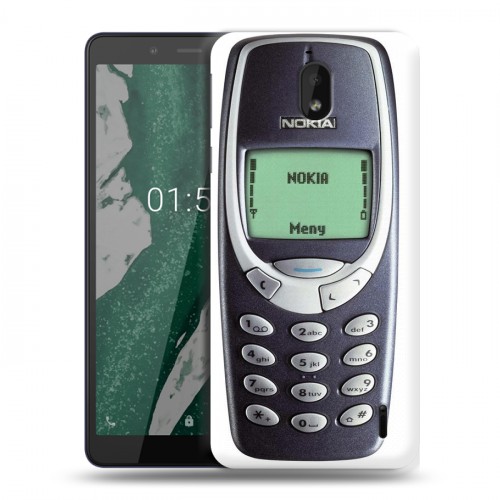 Дизайнерский силиконовый чехол для Nokia 1 Plus Креатив дизайн