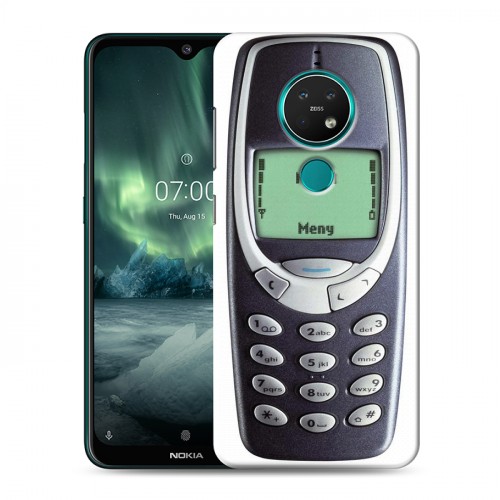 Дизайнерский силиконовый с усиленными углами чехол для Nokia 7.2 Креатив дизайн