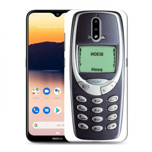 Дизайнерский силиконовый с усиленными углами чехол для Nokia 2.3 Креатив дизайн