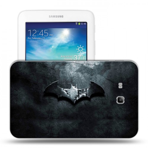 Дизайнерский силиконовый чехол для Samsung Galaxy Tab 3 Lite Креатив дизайн