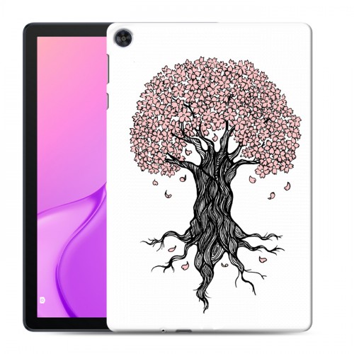 Дизайнерский силиконовый чехол для Huawei MatePad T10 Японские розовые мотивы