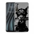 Дизайнерский силиконовый чехол для HTC Desire 20 Pro Креатив дизайн