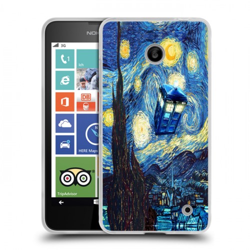 Дизайнерский пластиковый чехол для Nokia Lumia 630/635 Креатив дизайн