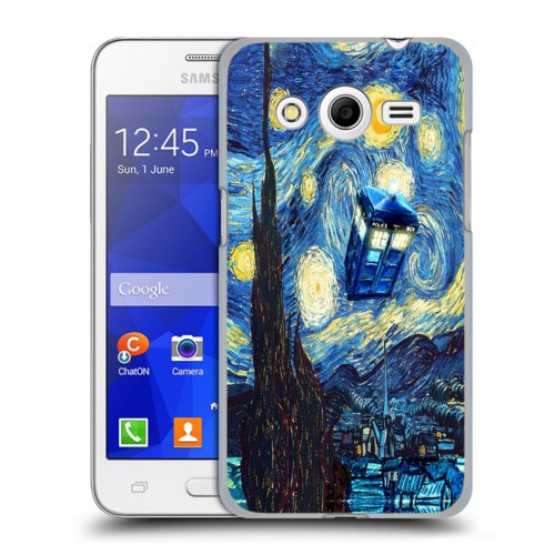 Дизайнерский пластиковый чехол для Samsung Galaxy Core 2 Креатив дизайн