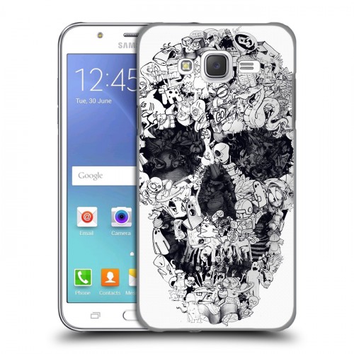 Дизайнерский пластиковый чехол для Samsung Galaxy J5 Креатив дизайн