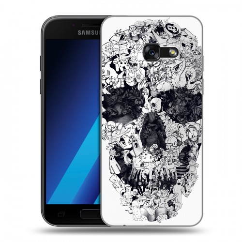 Дизайнерский силиконовый чехол для Samsung Galaxy A7 (2017) Креатив дизайн