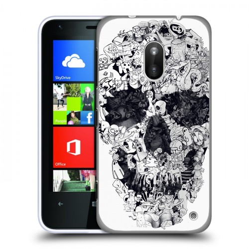 Дизайнерский пластиковый чехол для Nokia Lumia 620 Креатив дизайн
