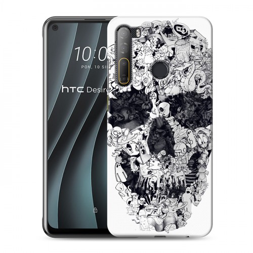 Дизайнерский силиконовый чехол для HTC Desire 20 Pro Креатив дизайн
