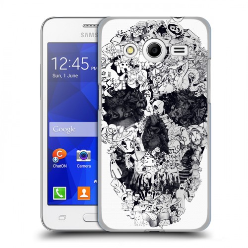 Дизайнерский пластиковый чехол для Samsung Galaxy Core 2 Креатив дизайн