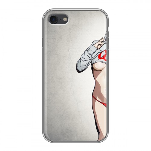 Дизайнерский силиконовый чехол для Iphone 7 Креатив дизайн