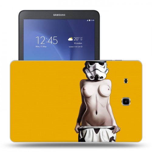 Дизайнерский силиконовый чехол для Samsung Galaxy Tab E 9.6 Креатив дизайн