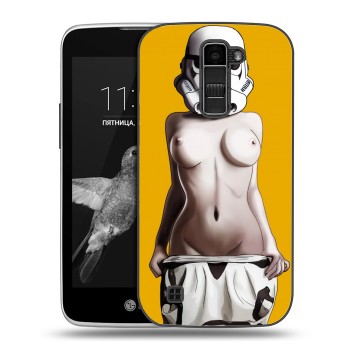 Дизайнерский силиконовый чехол для LG K7 Креатив дизайн (на заказ)