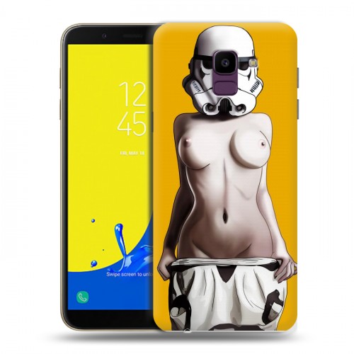 Дизайнерский пластиковый чехол для Samsung Galaxy J6 Креатив дизайн