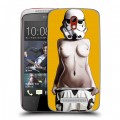 Дизайнерский пластиковый чехол для HTC Desire 500 Креатив дизайн