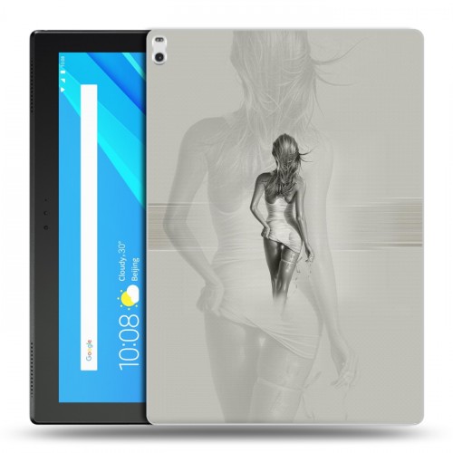 Дизайнерский силиконовый чехол для Lenovo Tab 4 10 Plus Креатив дизайн