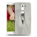 Дизайнерский пластиковый чехол для LG Optimus G2 mini Креатив дизайн