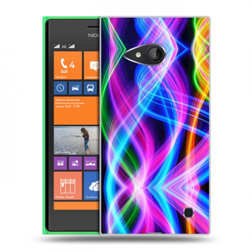 Дизайнерский пластиковый чехол для Nokia Lumia 730/735 Креатив дизайн