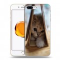 Дизайнерский силиконовый чехол для Iphone 7 Plus / 8 Plus Котята