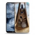 Дизайнерский силиконовый чехол для Nokia 6.1 Plus Котята