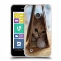 Дизайнерский пластиковый чехол для Nokia Lumia 530 Котята