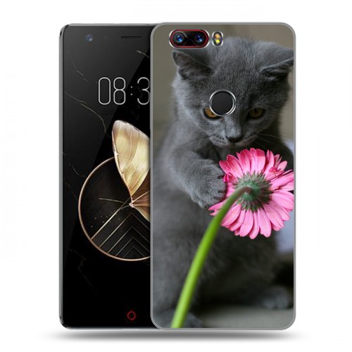 Дизайнерский пластиковый чехол для ZTE Nubia Z17 Котята