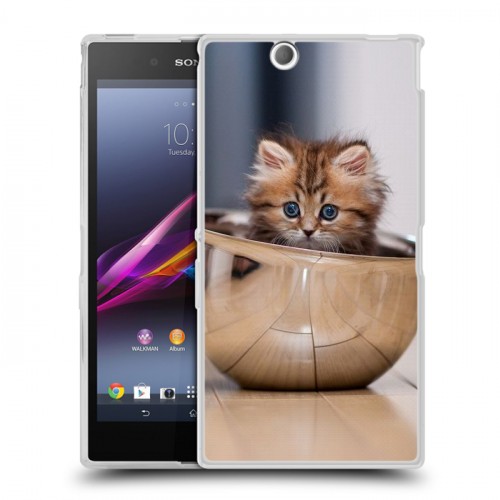 Дизайнерский пластиковый чехол для Sony Xperia Z Ultra  Котята