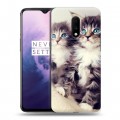 Дизайнерский пластиковый чехол для OnePlus 7 Котята