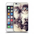 Дизайнерский силиконовый чехол для Iphone 6 Plus/6s Plus Котята