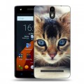 Дизайнерский силиконовый чехол для Wileyfox Storm Котята