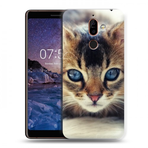 Дизайнерский пластиковый чехол для Nokia 7 Plus Котята