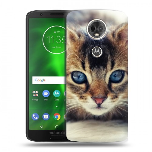 Дизайнерский пластиковый чехол для Motorola Moto E5 Plus Котята