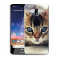 Дизайнерский силиконовый чехол для Nokia 2.2 Котята