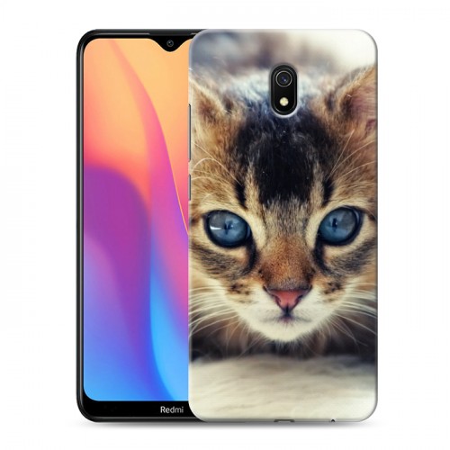 Дизайнерский силиконовый с усиленными углами чехол для Xiaomi RedMi 8A Котята