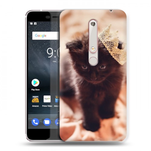 Дизайнерский пластиковый чехол для Nokia 6 (2018) Котята