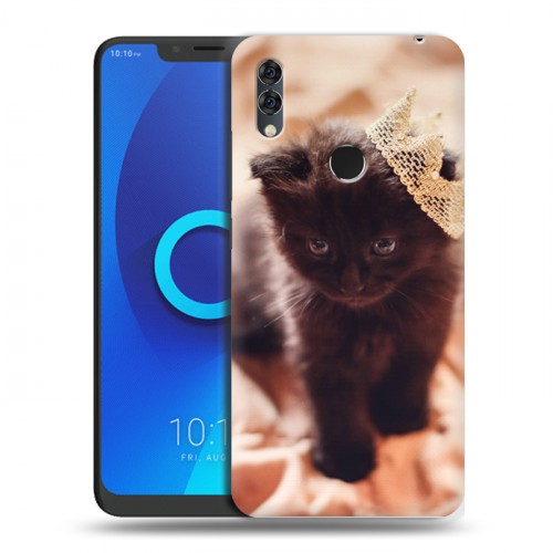 Дизайнерский силиконовый чехол для Alcatel 5V Котята