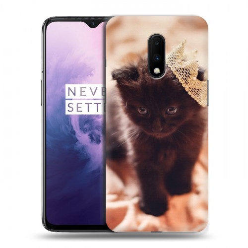 Дизайнерский пластиковый чехол для OnePlus 7 Котята