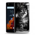 Дизайнерский силиконовый чехол для Wileyfox Storm Котята