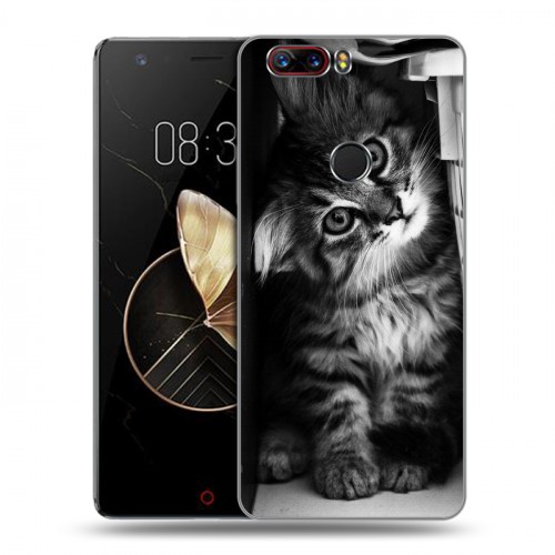 Дизайнерский пластиковый чехол для ZTE Nubia Z17 Котята