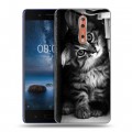 Дизайнерский пластиковый чехол для Nokia 8 Котята