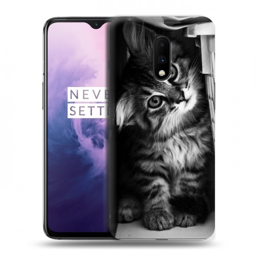 Дизайнерский пластиковый чехол для OnePlus 7 Котята