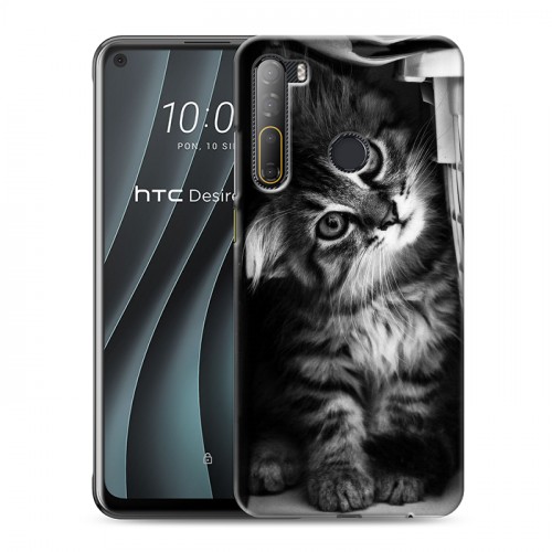 Дизайнерский силиконовый чехол для HTC Desire 20 Pro Котята