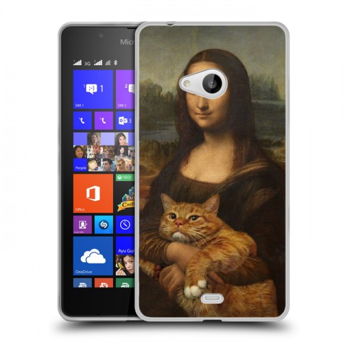 Дизайнерский пластиковый чехол для Microsoft Lumia 540 Кошки