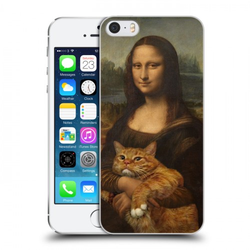 Дизайнерский пластиковый чехол для Iphone 5s Кошки