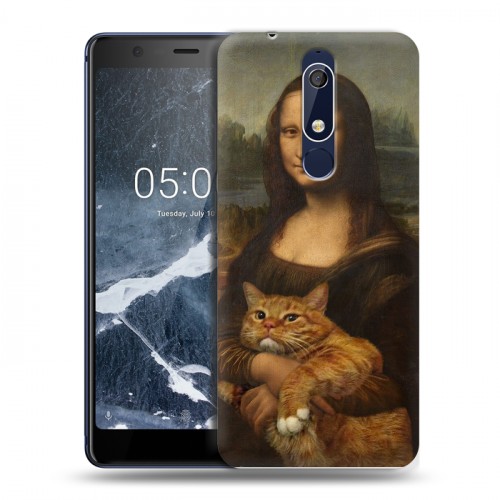 Дизайнерский пластиковый чехол для Nokia 5.1 Кошки