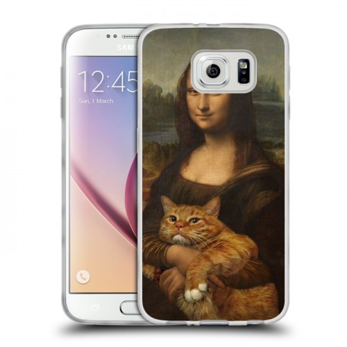 Дизайнерский пластиковый чехол для Samsung Galaxy S6 Кошки
