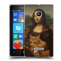 Дизайнерский пластиковый чехол для Microsoft Lumia 435 Кошки