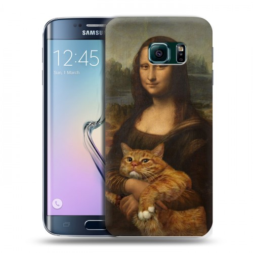Дизайнерский пластиковый чехол для Samsung Galaxy S6 Edge Кошки