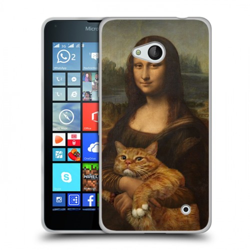 Дизайнерский пластиковый чехол для Microsoft Lumia 640 Кошки